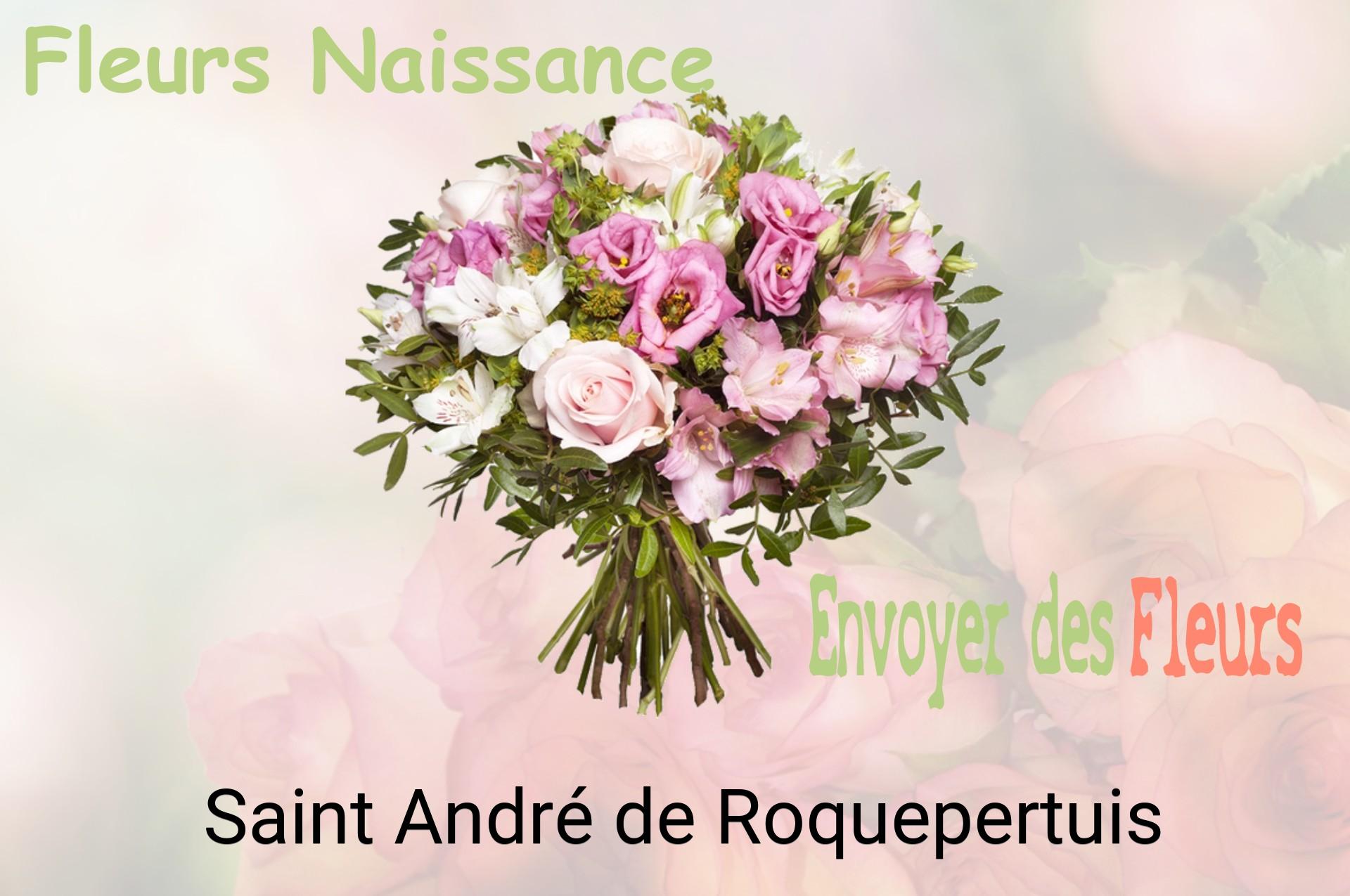 Bouquet de fleurs de naissance livré à Saint-André-de-Roquepertuis